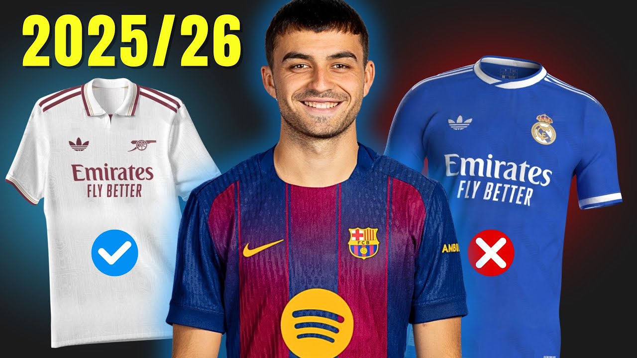 Así serán las NUEVAS CAMISETAS 2025/26 | Barcelona, Real Madrid y más