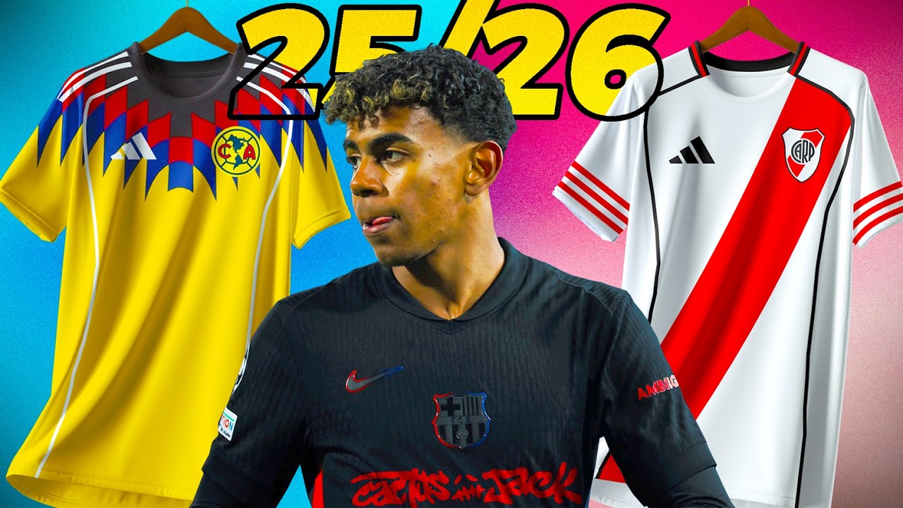 NUEVAS CAMISETAS 2025/26 | Barcelona, Club América, PSG y más