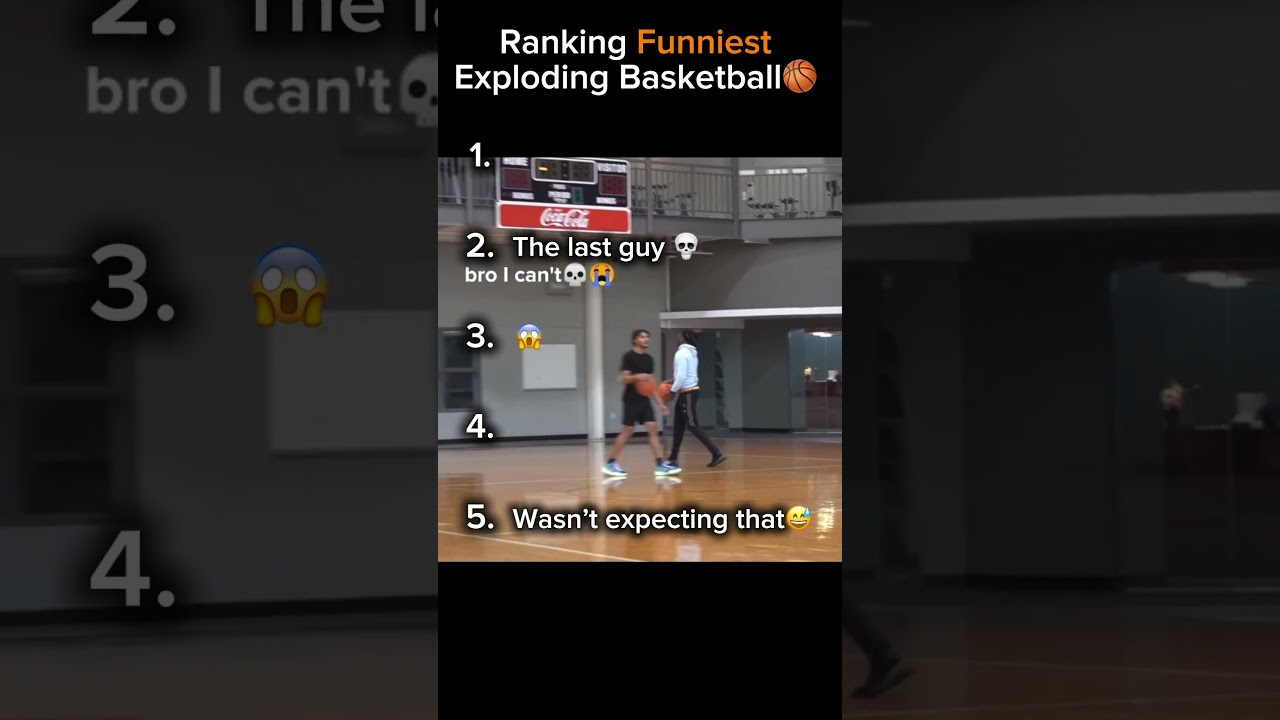 Ranking Funniest Exploding Basketball #tiktok #comedy #usa