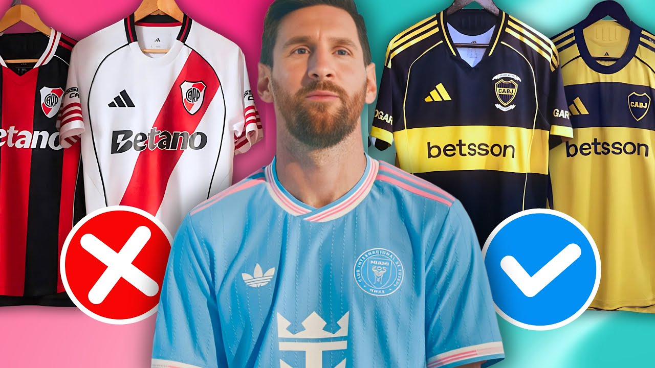 Así Son las NUEVAS CAMISETAS 2025/26 | Boca Juniors, River Plate y más
