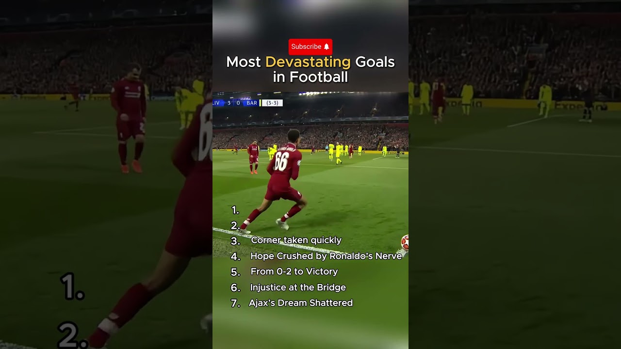 Most Devastating Goals in Football