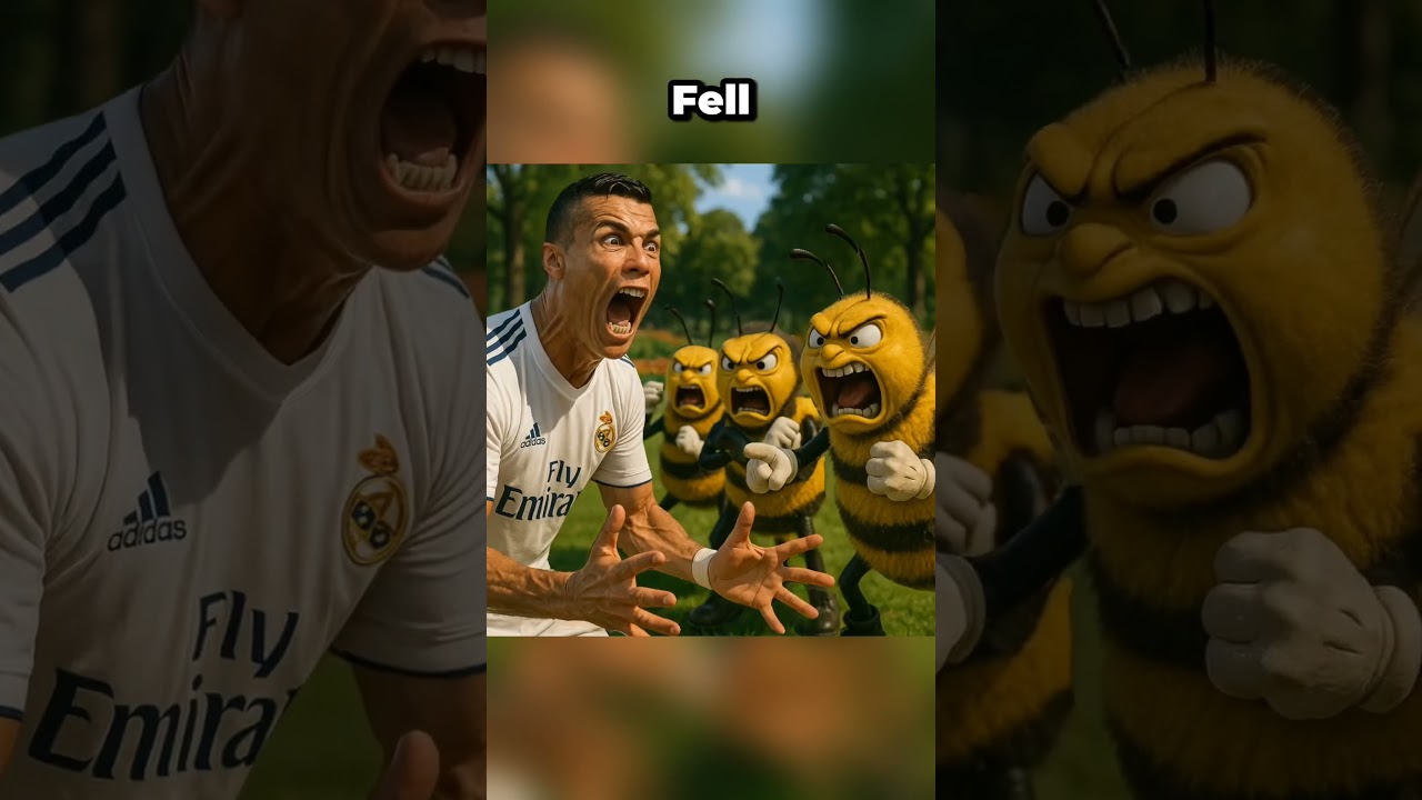 Why Did The Bees Attack Ronaldo? 🐝
