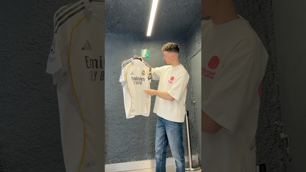 La Nueva Camiseta Del Real Madrid, homenaje a Cristiano? #cr7 #realmadrid #camiseta #shorts