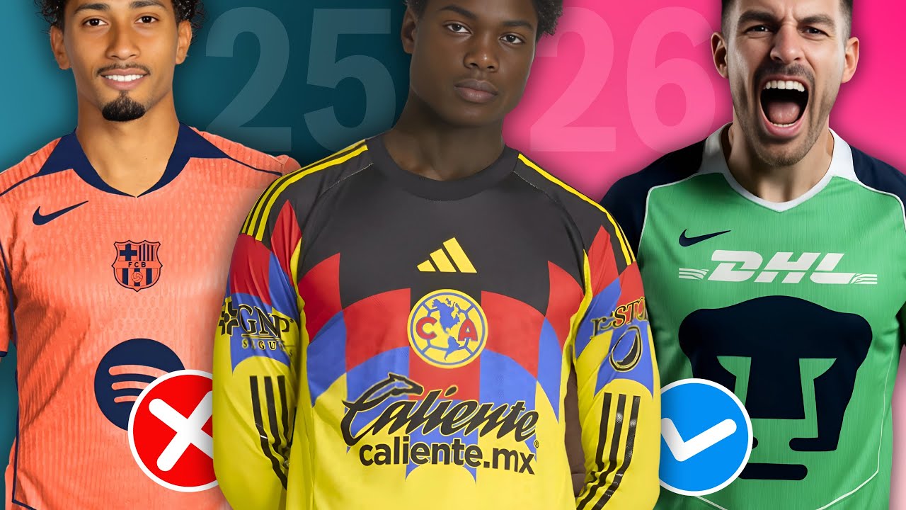 Así Son las NUEVAS CAMISETAS 2025/26 | América, PUMAS, Barcelona y más
