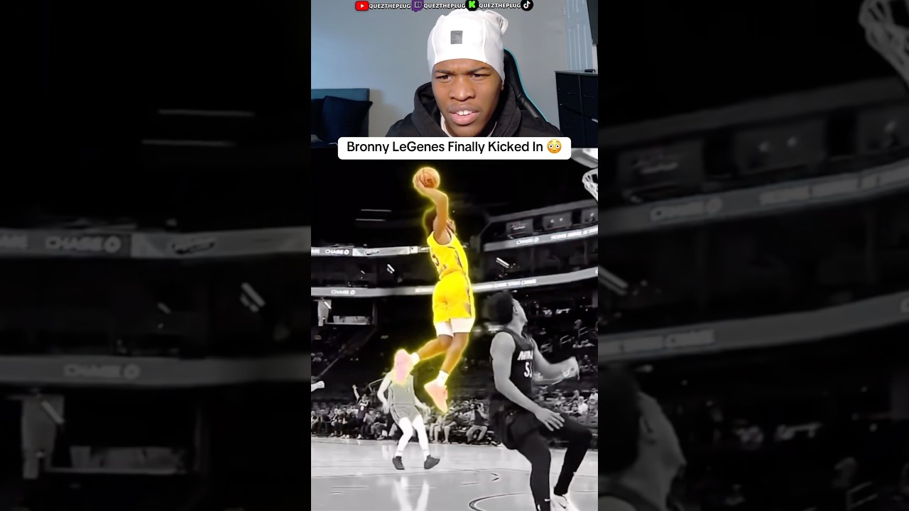 Yall really made Bronny unlock his potential 😂🔥 #basketball #nba #dunk #lebronjames #bronny
