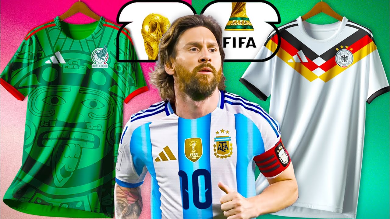 NUEVAS CAMISETAS del MUNDIAL 2026 | Argentina, México, Alemania y más