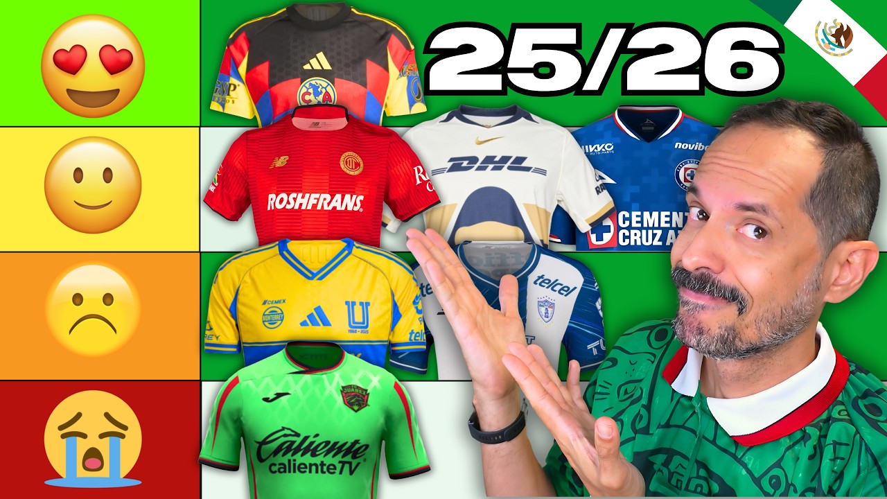 Ranking de TODOS los Jerseys de la LIGA MX 🇲🇽 Locales 2025/26