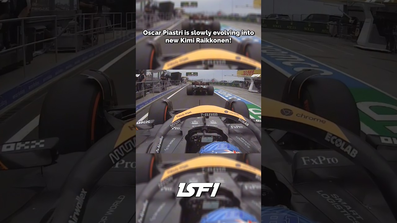 Oscar Piastri slowly evolving into Kimi Raikkonen #f1 #f12025 (🎥-f1.throwback)