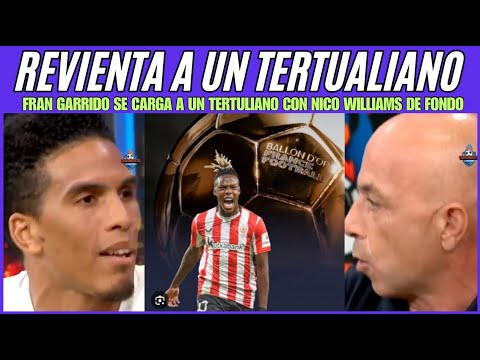 FRAN GARRIDO REVIENTA A UN TERTULIANO CON NICO WILLIAMS DE FONDO