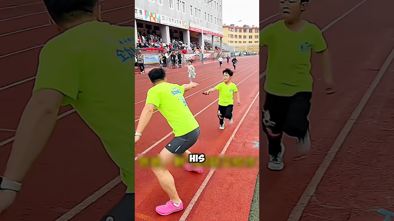 This son is very lucky because his dad is an athlete ❤️