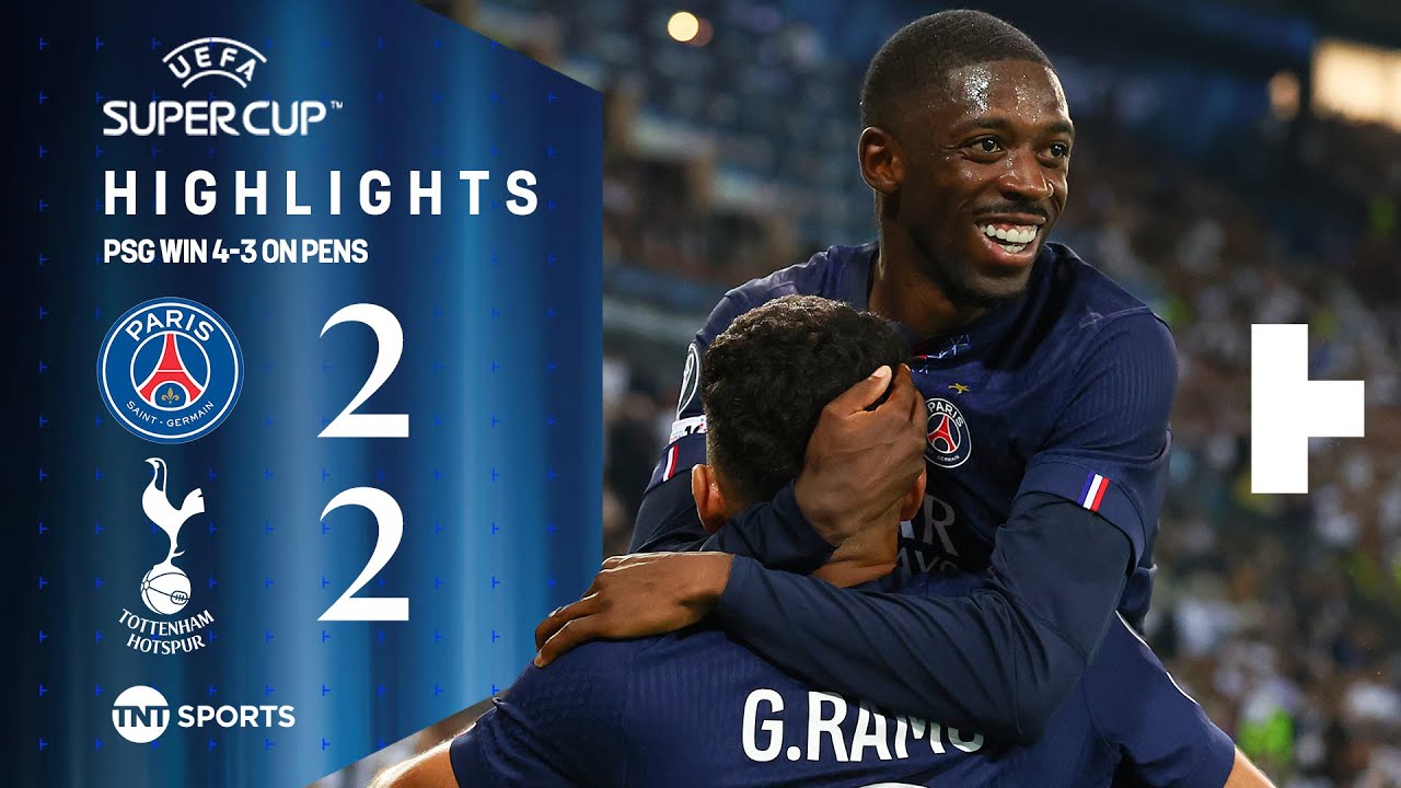 Epic PSG Super Cup Comeback! 🏆 | PSG 2-2 Tottenham (4-3 on Pens) | UEFA Super Cup Highlights
