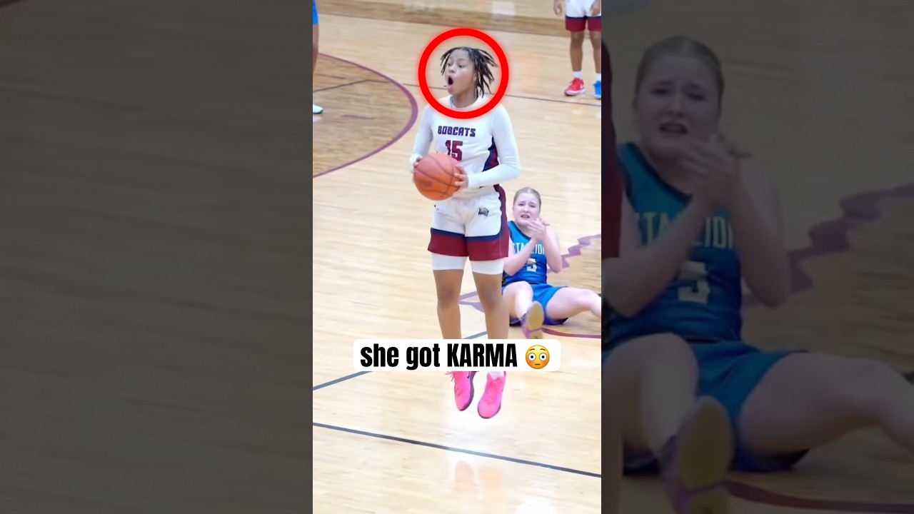 She got INSTANT karma 😂