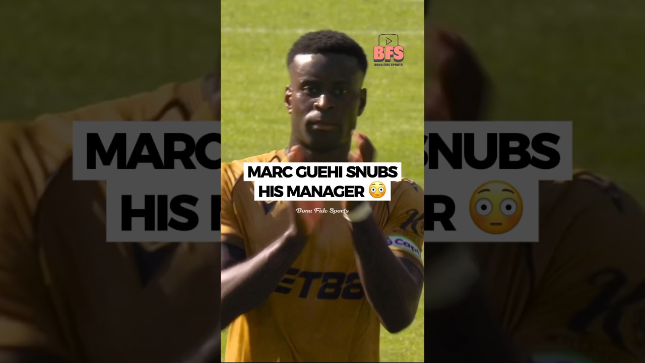 Marc Guehi SNUBS Manager Oliver Glasner 😳