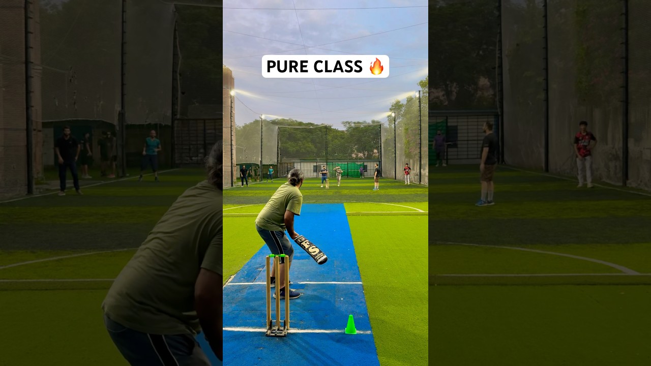 Cricket Bowling Pure Class Over 🔥 Bowler Speed And Perfect Line To Batsman Six 🏏 #cricket #shorts