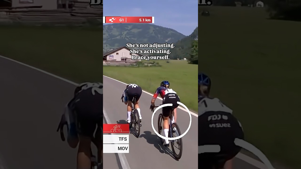 Cyclist’s Secret Move Before the Sprint!