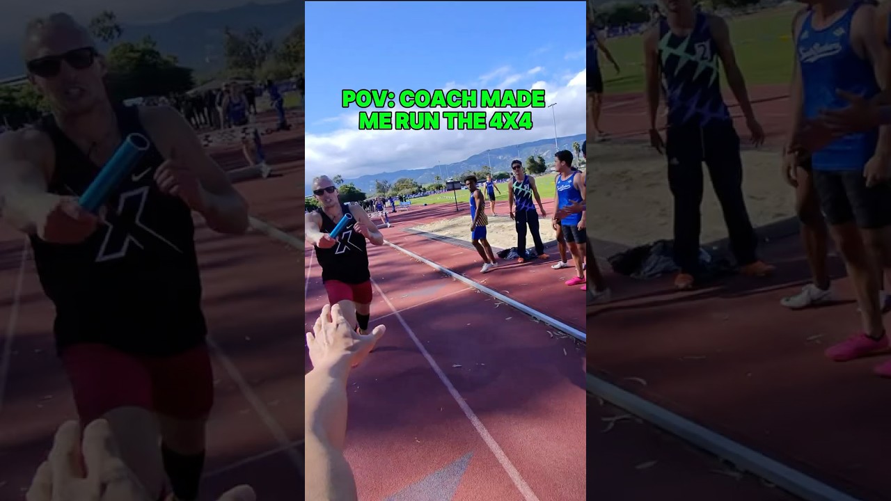 Coach Made Me Run the 4×400🤬