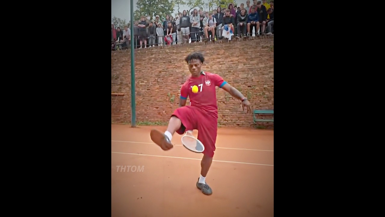Speed got shocked by the tennis guy #ishowspeed