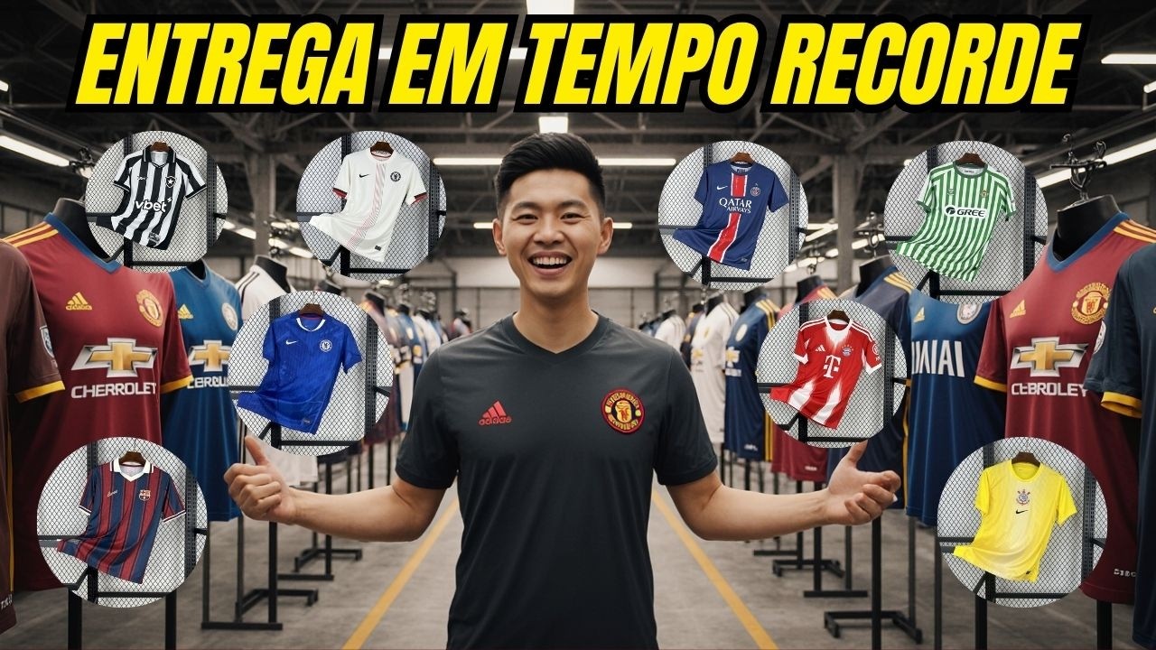 NOVO FORNECEDOR DE CAMISAS DE TIMES 1.1 MUITO BARATO